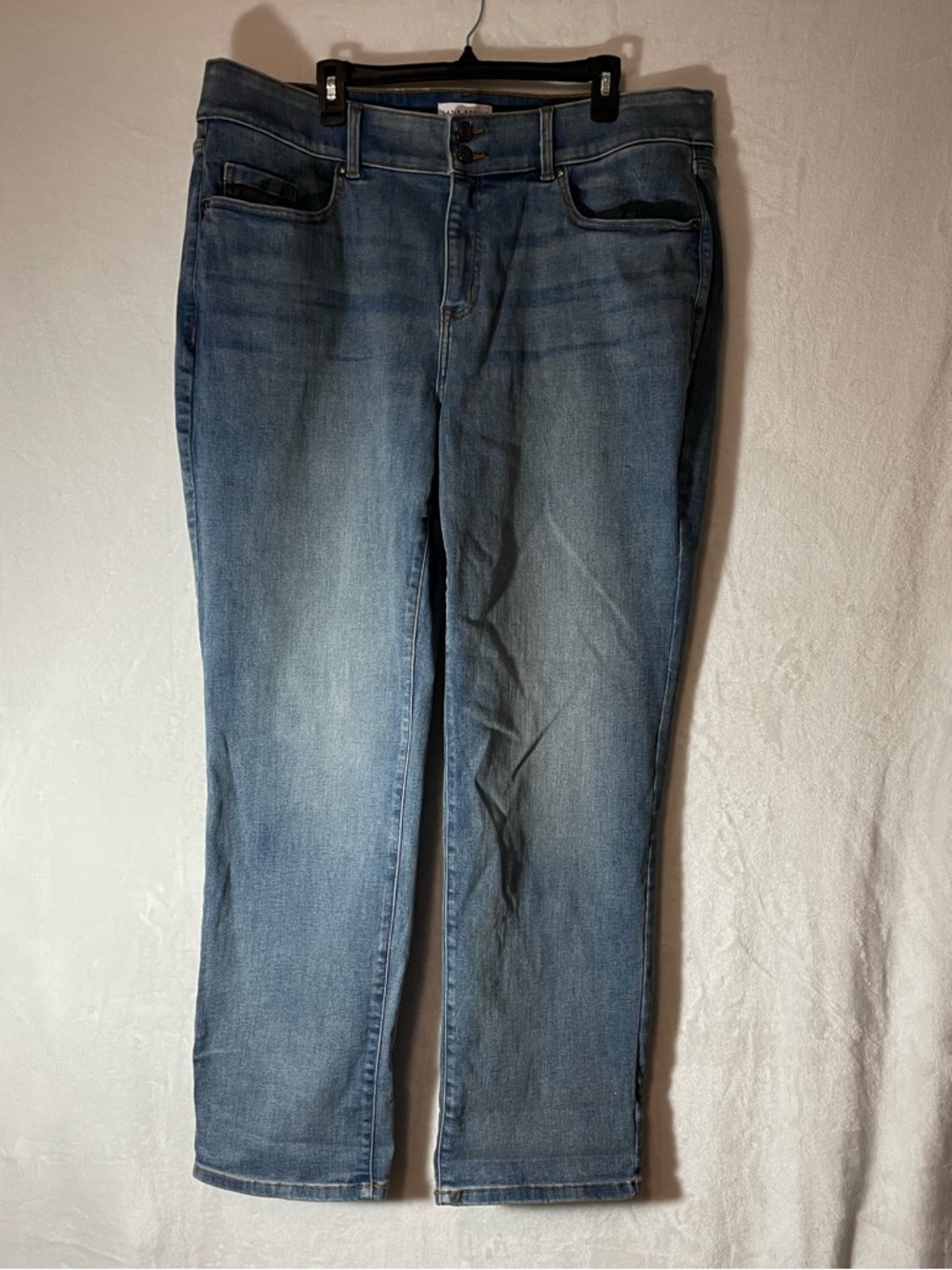 Lane Bryant Light Blue High Rise Straight Jeans w/ Tighter Tummy